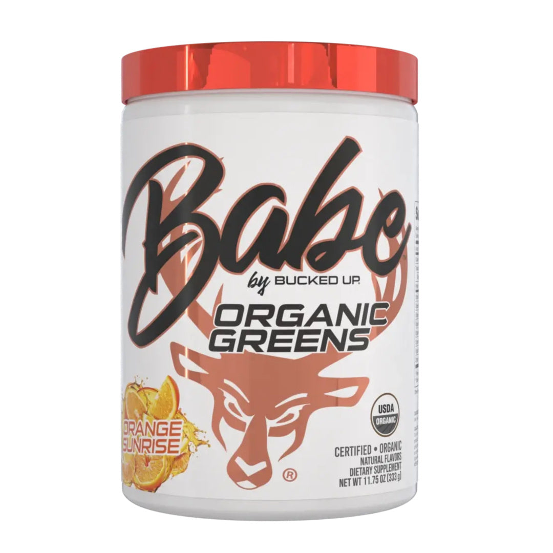 Bucked Up Babe Organic Greens Orange Sunrise