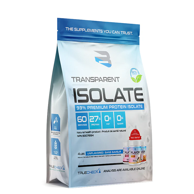 Believe Transparent Isolate 4LB Unflavored