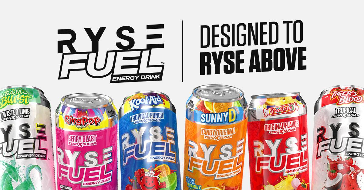 Ryse energy drinks