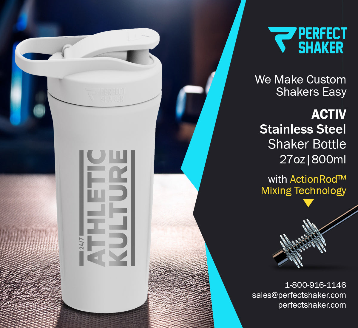 AK Stainless Steel Shaker Cups