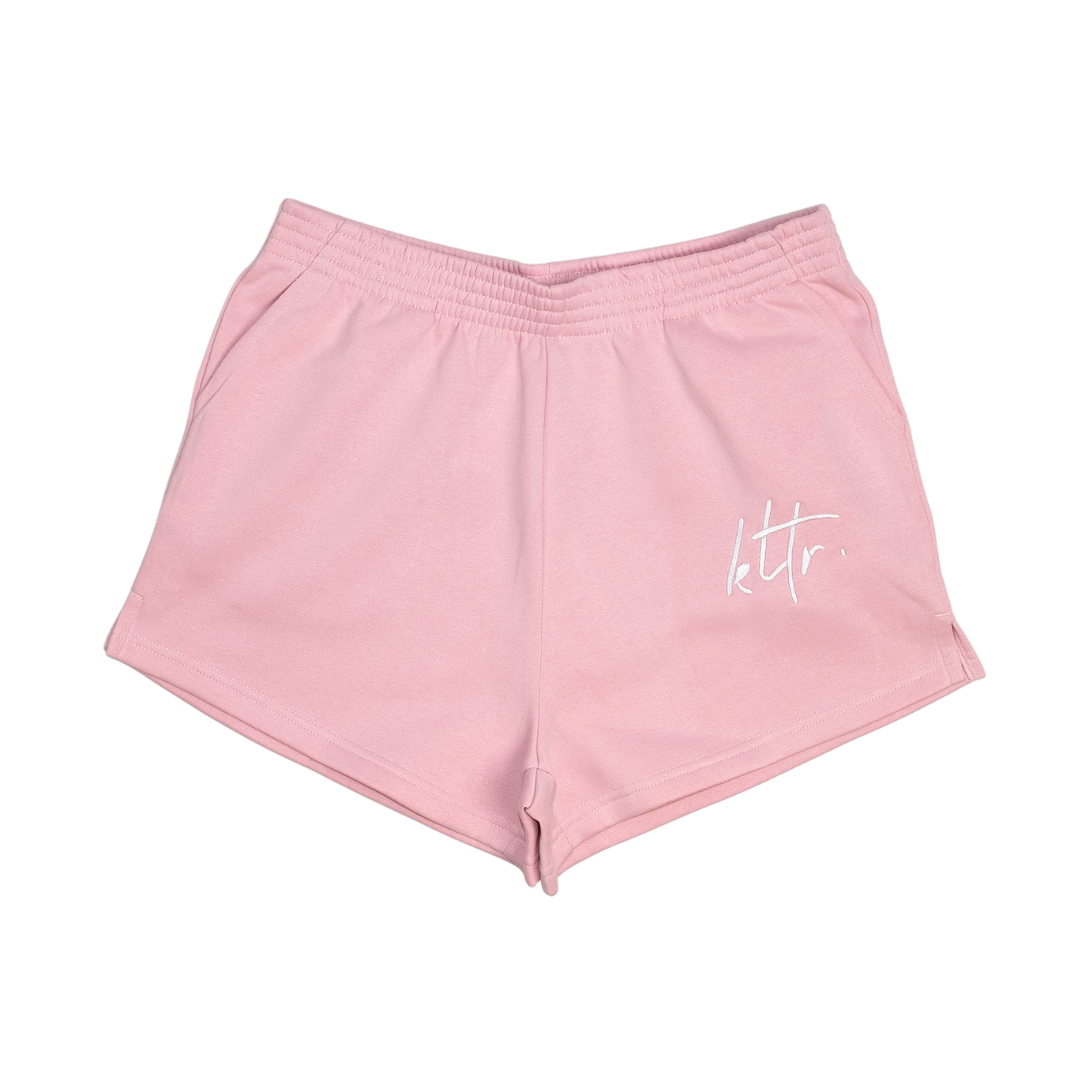 KLTR 3" Sweatshorts Baby Pink