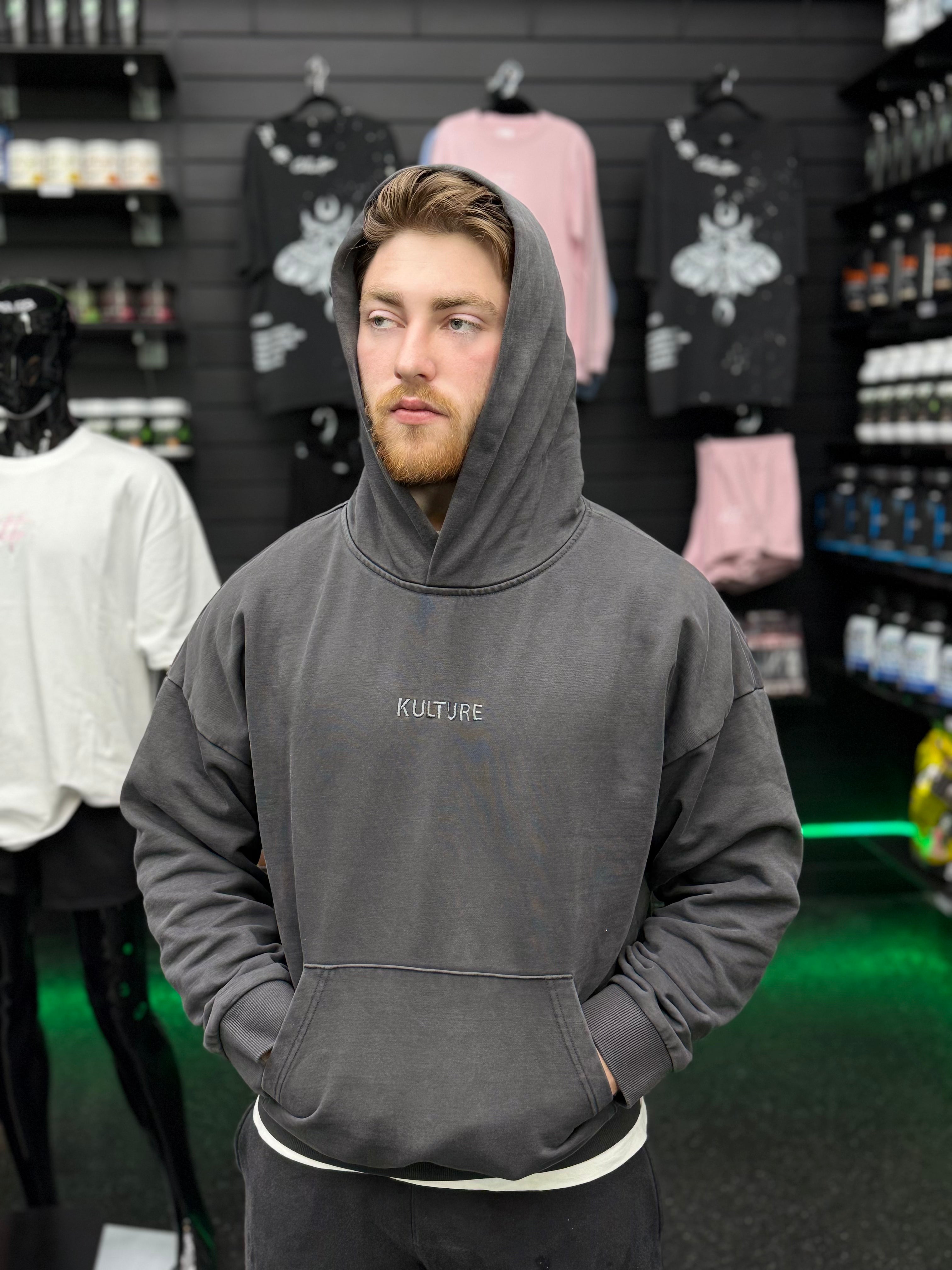 Kulture Hoodie Off Black